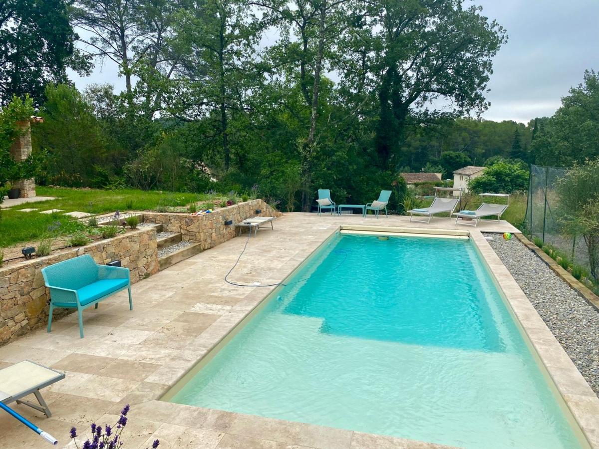 Villa Piscine Chauffee, Tennis, Mas Provencal Contemporain à Draguignan Extérieur photo