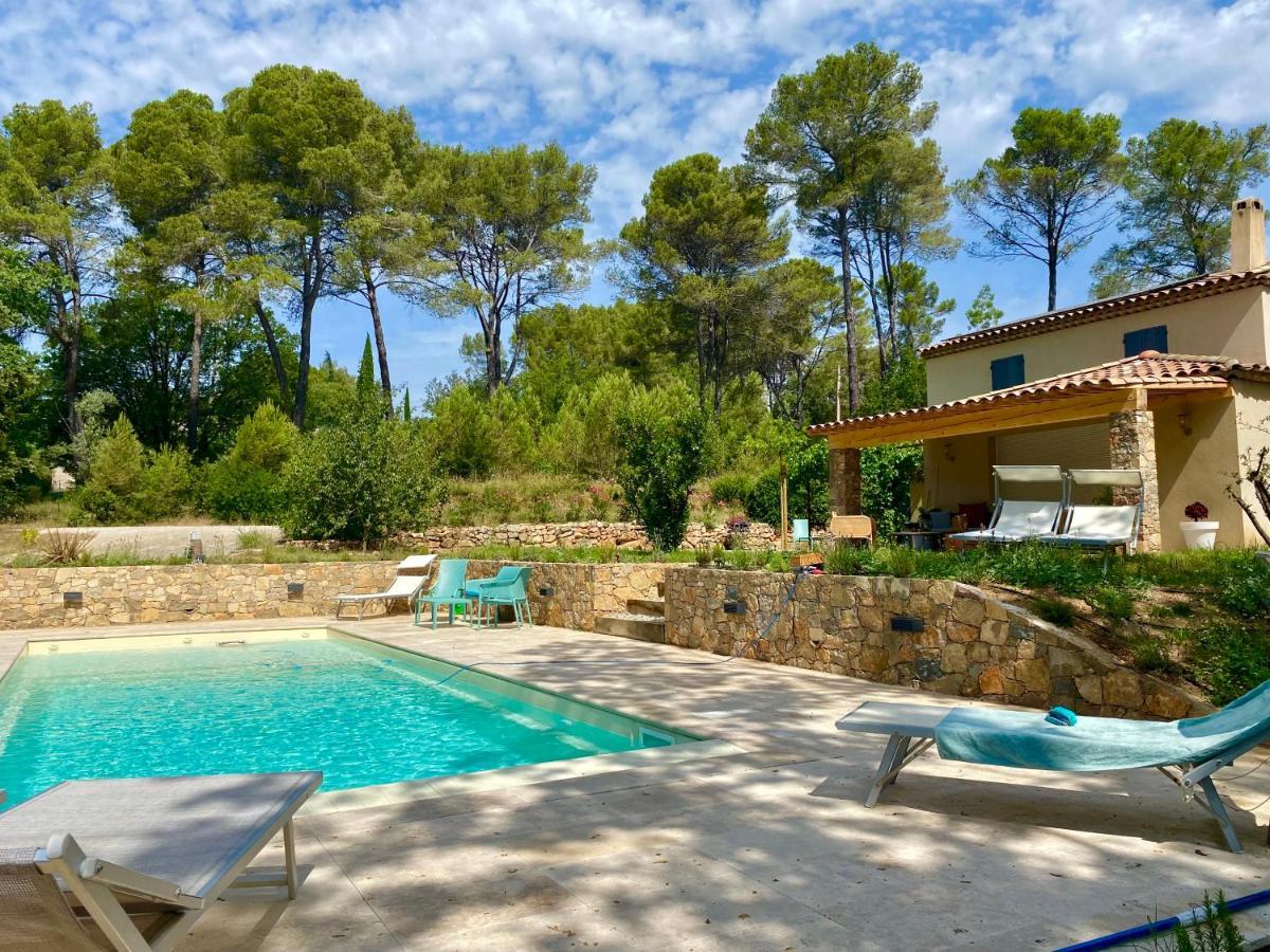 Villa Piscine Chauffee, Tennis, Mas Provencal Contemporain à Draguignan Extérieur photo